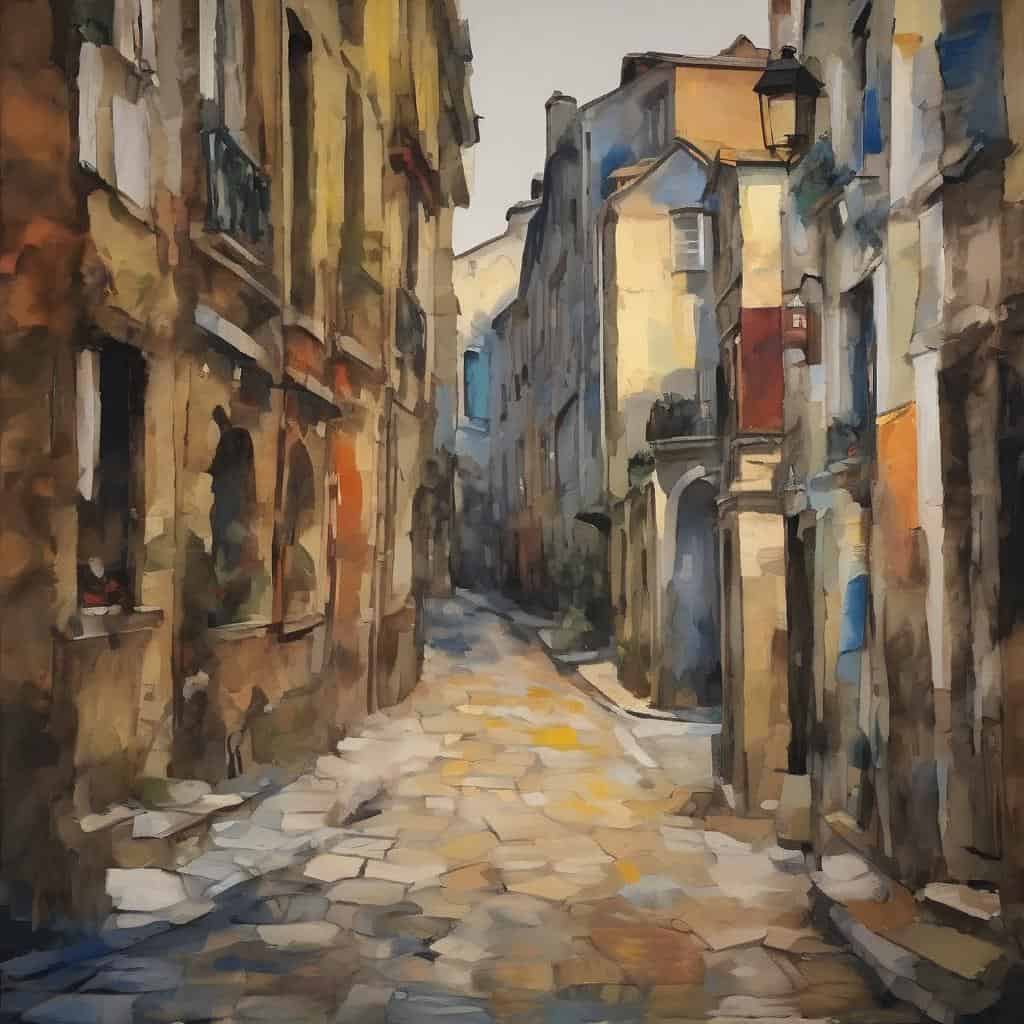 Καταπληκτική εικόνα με νεωτερική τέχνη και νέες τάσεις στην σύγχρονη τέχνη.