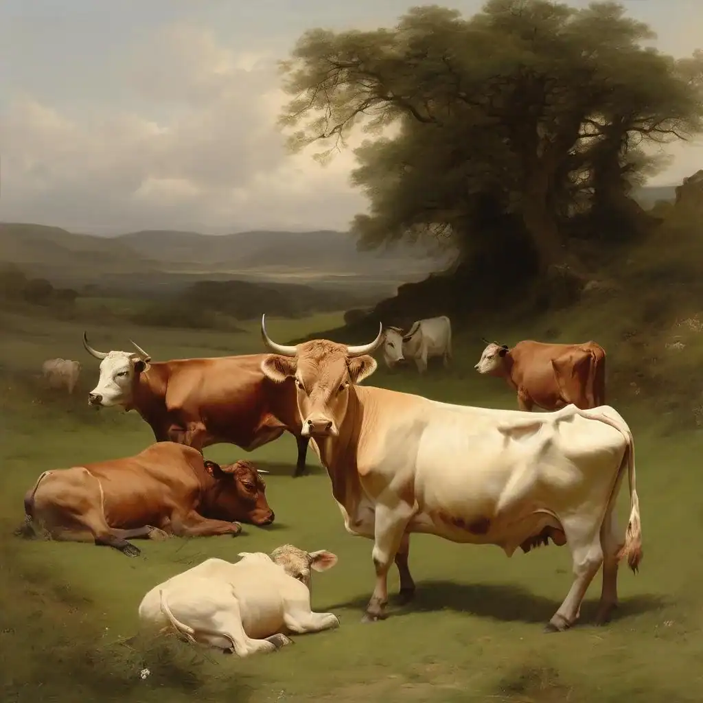 Landscape with Cattle – Rosa Bonheur
